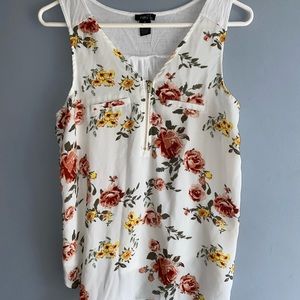 Floral Sleeveless Top